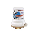 Rule 209B Marine Rule 1600 Tournament Series Livewell Pump (1 NPT, Female-Single Port Bronze Base),White