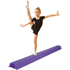 F2C 6Ft Folding Gymnastic Balance Beam, Anti-Slip Base Floor Foam Balance Beam Bar, Gymnastics Equipment For Beginners Practice 