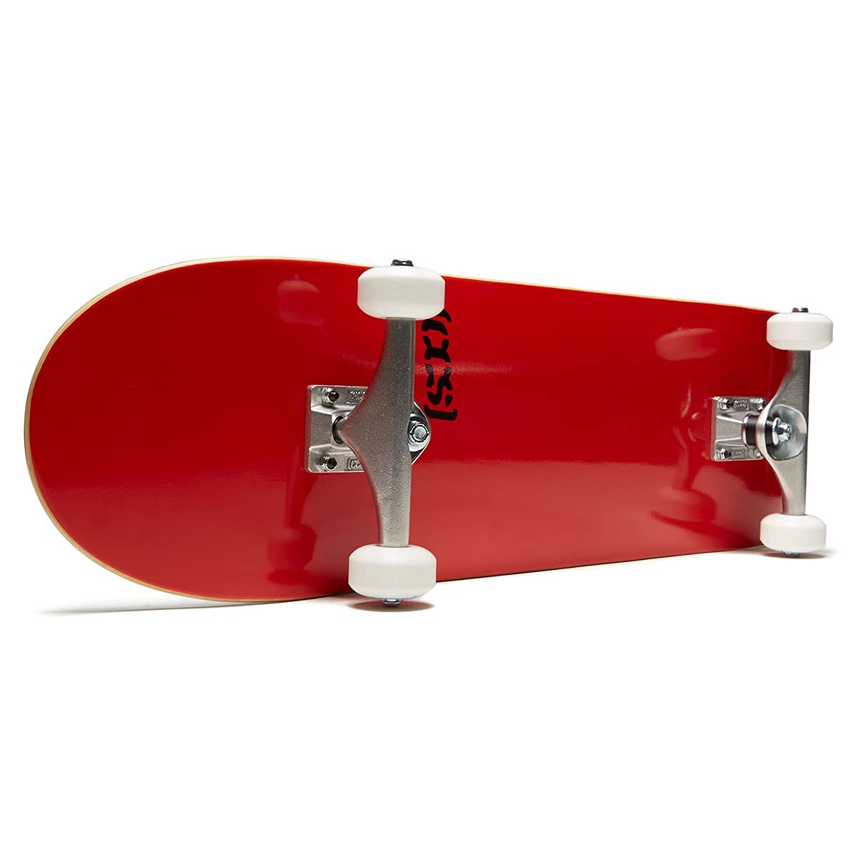 [Ccs] Logo Skateboard Complete Red 7.00'' - Maple Wood - Professional Grade - Fully Assembled With Skate Tool And Stickers - Adu