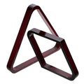 Ownmy Set Of 2 Wooden Billiard Ball Rack Set, Vintage Solid Wood Billiard 8-Ball Triangle Rack & 9-Ball Diamond Rack Table Pool 