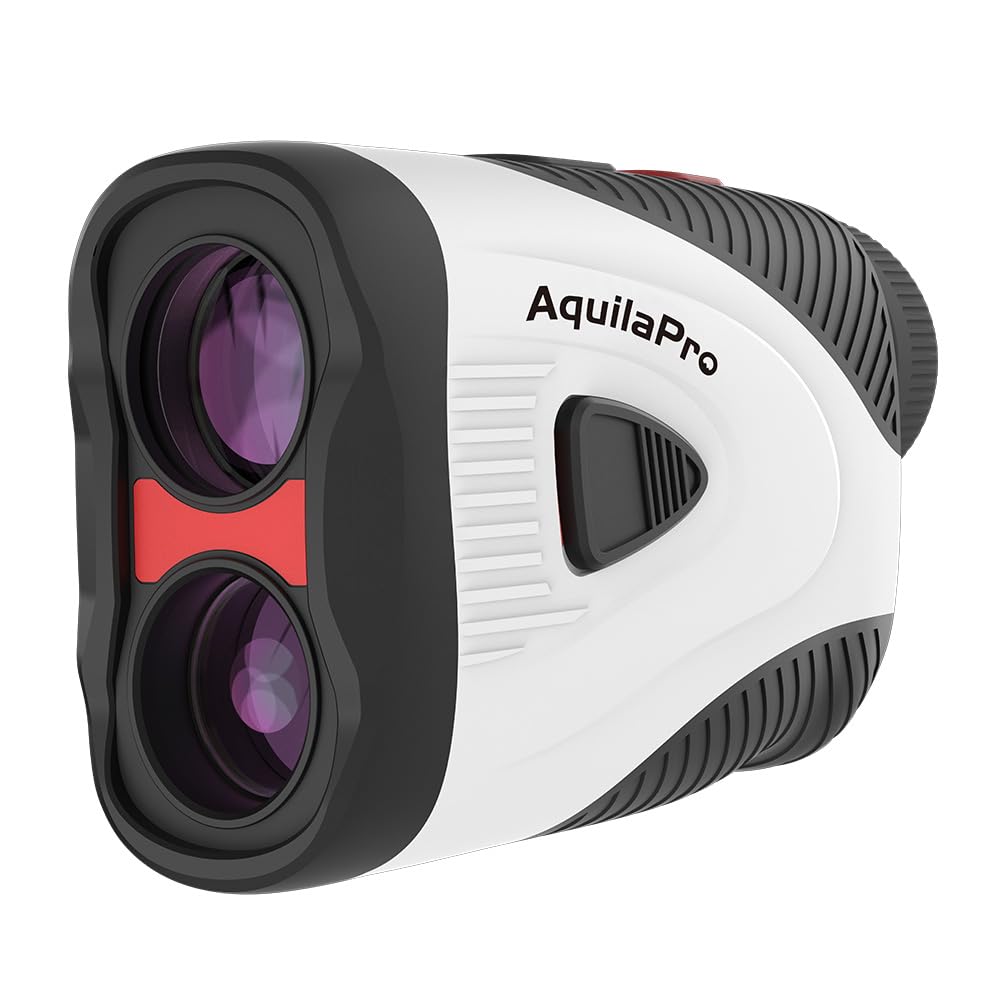 AquilaPro N3 Golf Rangefinder with Slope, 1200 Yards, Rangefinder Golf, 0.5 Yard Accuracy, 7X Magnification, Flag Lock Vibration