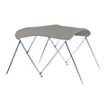 Carver A5469Ub-10 6'L 3-Bow Round Tube Bimini Top Kit - 54'' H, Fits 67''-72'' W, Cadet Gray