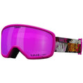 Giro Millie Ski Goggles - Snowboard Goggles for Women & Youth - Flower Data Mosh Strap with Vivid Pink Lens