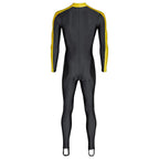 Neosport Unisex Full Body Sport Skin-Black/Yellow-Large