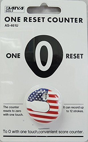 Daiya Golf Score Counter/Usa Flag