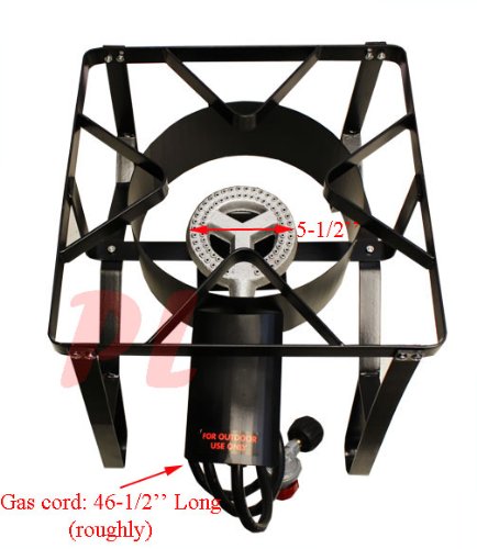 Propane Portable Gas Stove Burner Camper Cooker High Pressure Ul Regulator Bbq