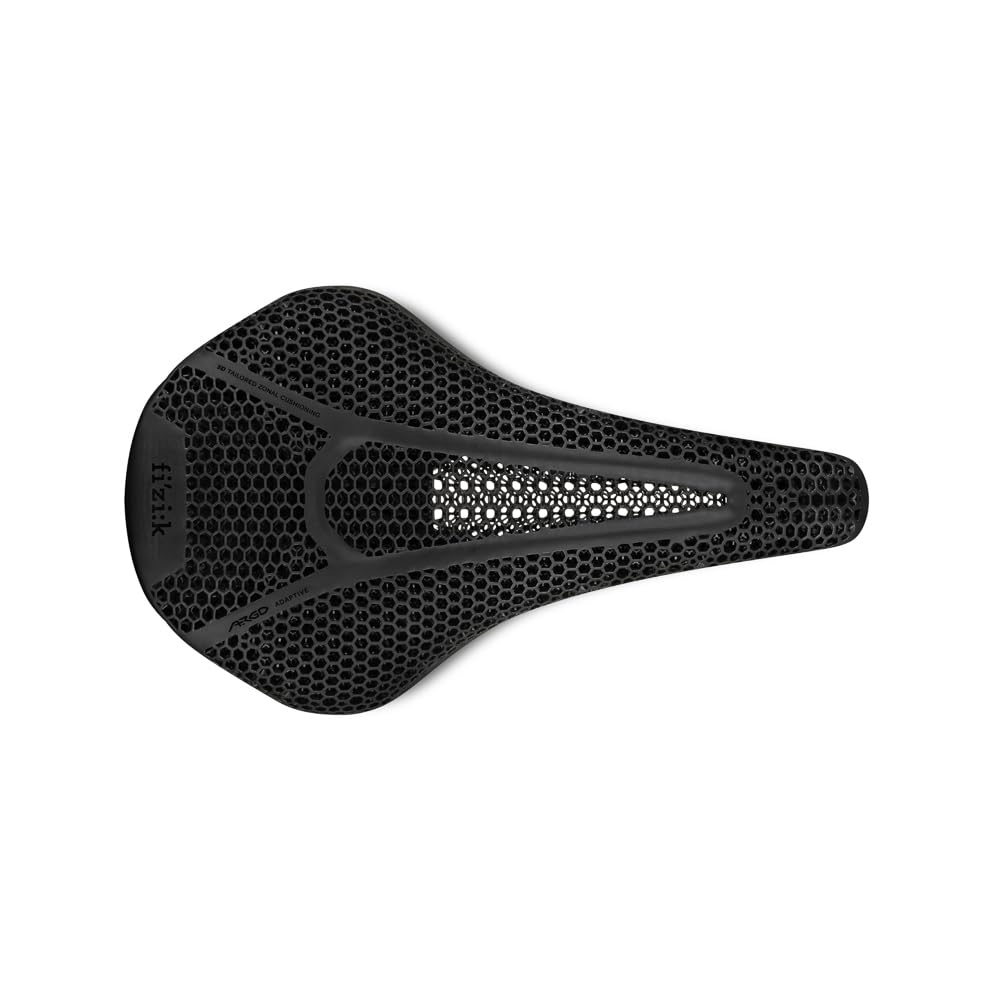 Fizik Vento Argo R1 Adaptive,3D Printed Short-Nose Bike Saddle, Black, 150mm