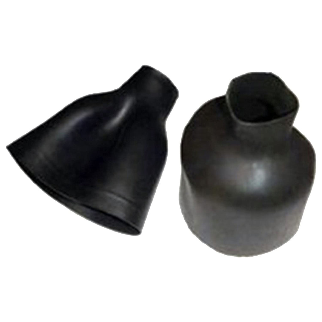 Bare Latex Wristseal - Long Bottleneck Pair, Color: Black, Size: L (088941Blk-40L)