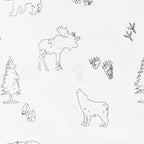 Eddie Bauer - Twin Sheets, Cotton Percale Bedding Set, Crisp  Cool Home Decor (Animal Tracks, Twin)