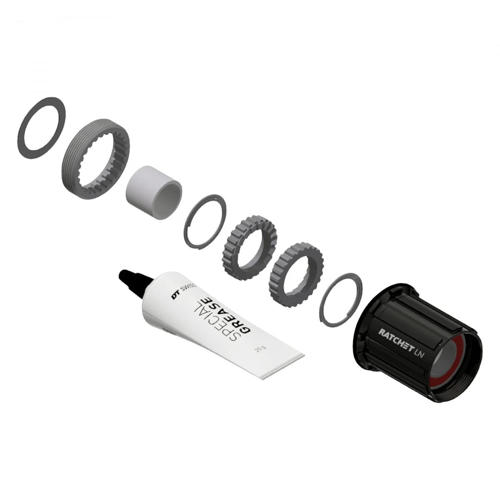 Dt Swiss Ratchet Ln Freehub Body Upgrade Kit - Shimano Hg 11 Road, Standard, Aluminum, Sealed Bearing, 18T