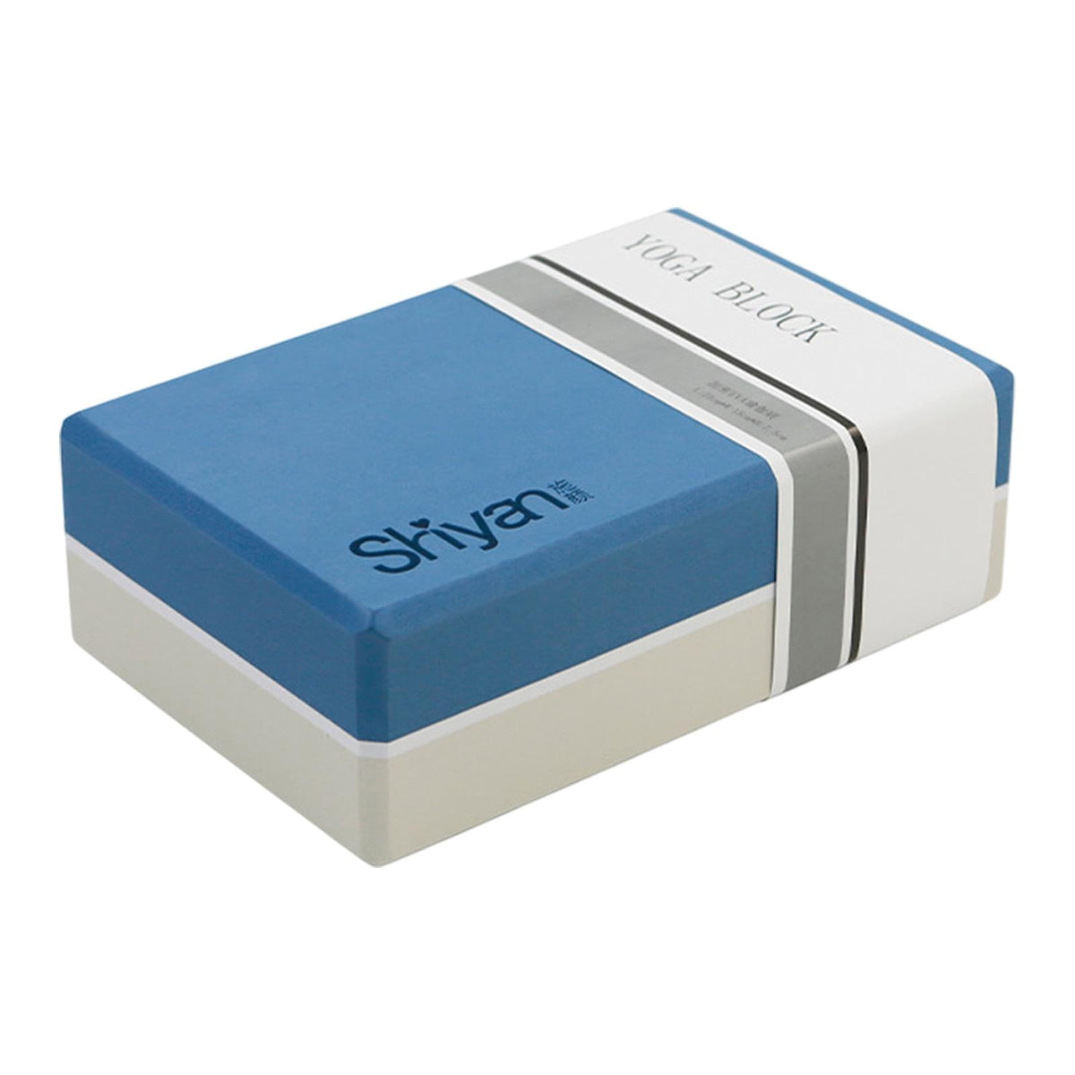 BNF Yoga Block Assistive Equipment Yoga Brick for Meditation Squat Indoor Sports Blue and BeigeSporting GoodsFitness, Running 