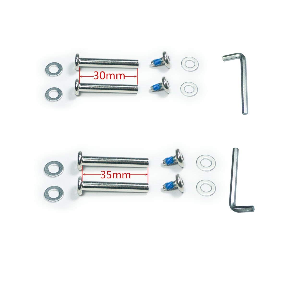 F-Ber Luggage Suitcase Wheels Replacement Kit 64Mm X 18Mm With Abec 608Zz Inline Outdoor Skate Replacement Wheels, One Set Of (2