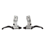 Black Ops Bmx Bent Brake Levers, Pair, Silver/Black