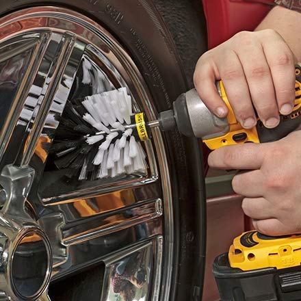 Drill Brush Power Scrubber By Useful Products Drillbrush 3 Piece Drill Brush Cleaning Tool Attachment Kit For Cleaning Furniture
