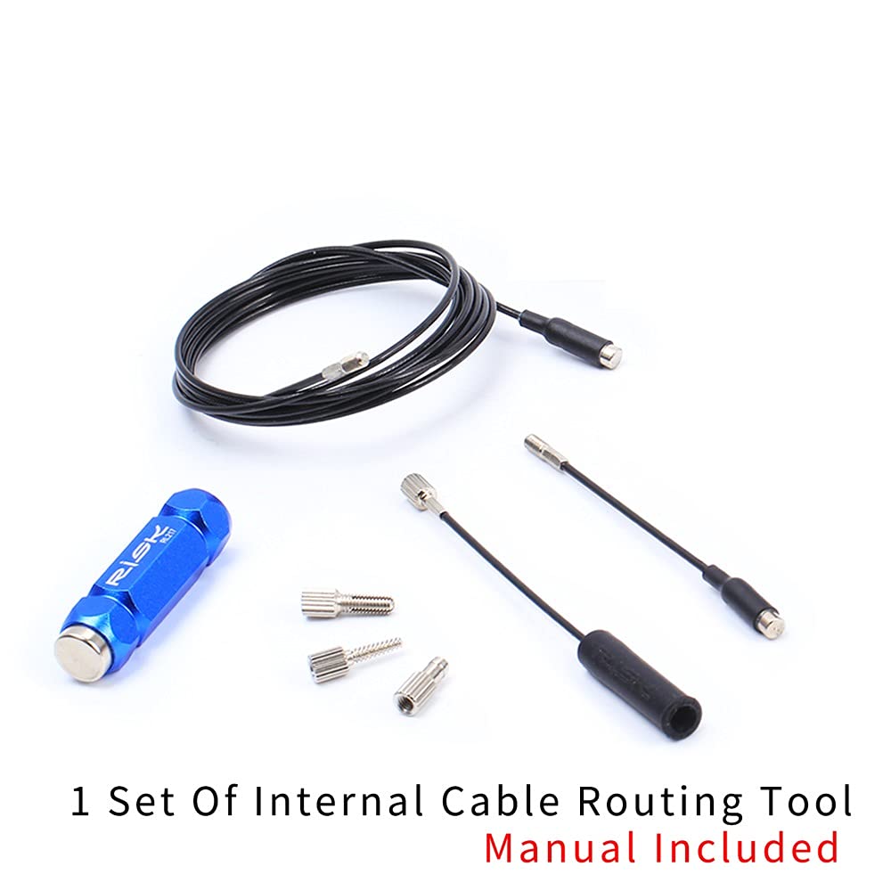 Coonium Bike Internal Cable Routing Tool Kit Compatible With 4-5.5Mm Cable Housing, Hydraulic Hose And Di2 E-Tube