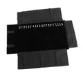 TINEASUR Jewelry Roll Bag Compact Travel Organizer for Earrings Bracelets Necklaces Travel Accessories