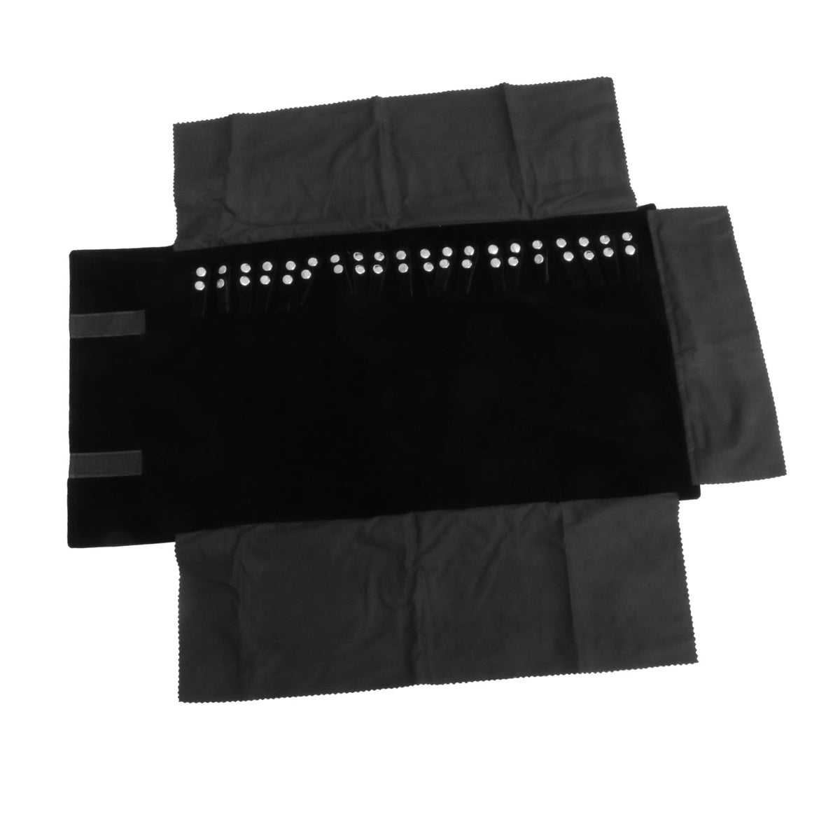 TINEASUR Jewelry Roll Bag Compact Travel Organizer for Earrings Bracelets Necklaces Travel Accessories