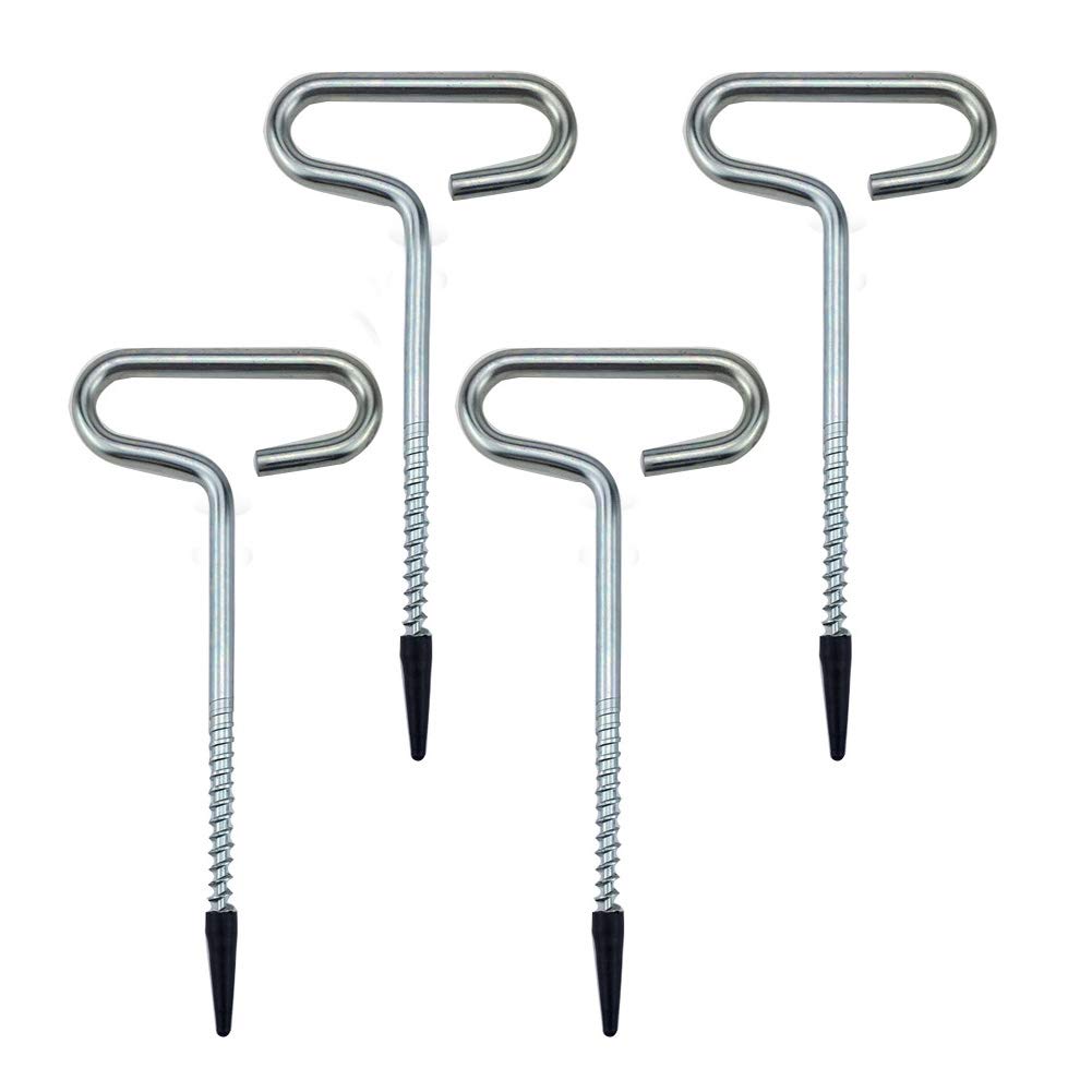 Hdtyyln Trumpet Ice Nail Ground Nail - Set Of 4 Ice Insert Nails For Winter Fishing Tents - Ideal Accessories For Ice Fishing An