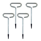 Hdtyyln Trumpet Ice Nail Ground Nail - Set Of 4 Ice Insert Nails For Winter Fishing Tents - Ideal Accessories For Ice Fishing An