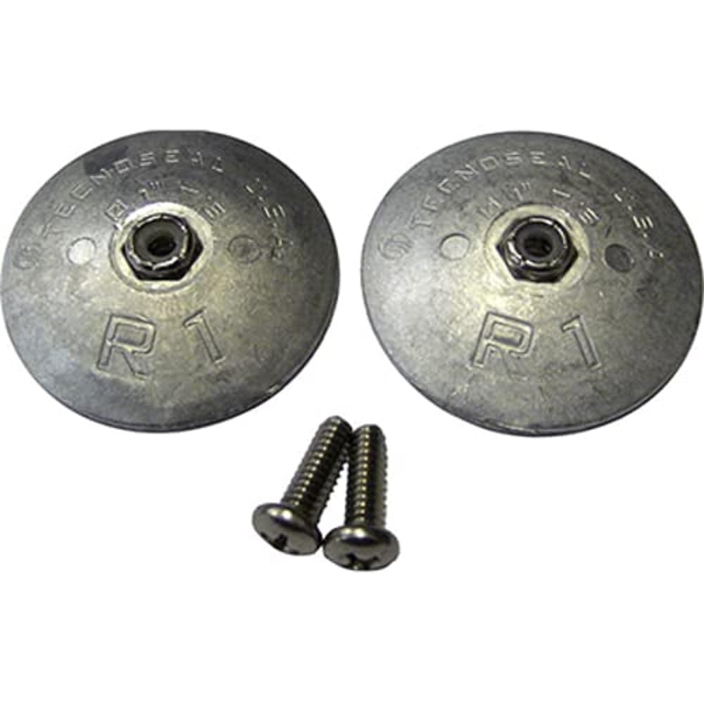 Lenco Marine Sacrificial Anodes, Pair, 1 7/8'', White, Medium