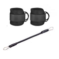Merishopp 6 Pieces Portable Glute Training Resistance Band Home Gym Leg Workout Band Set Easy To Compact Design Ankle Strap Resi