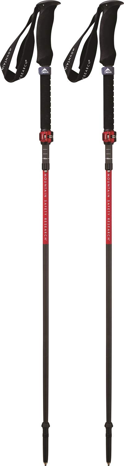 MSR Dynalock Ascent Carbon Backcountry Poles, 100-120cm