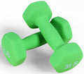 Balancefrom Colored Vinyl Coated Cast Iron Dumbbells, Pair
