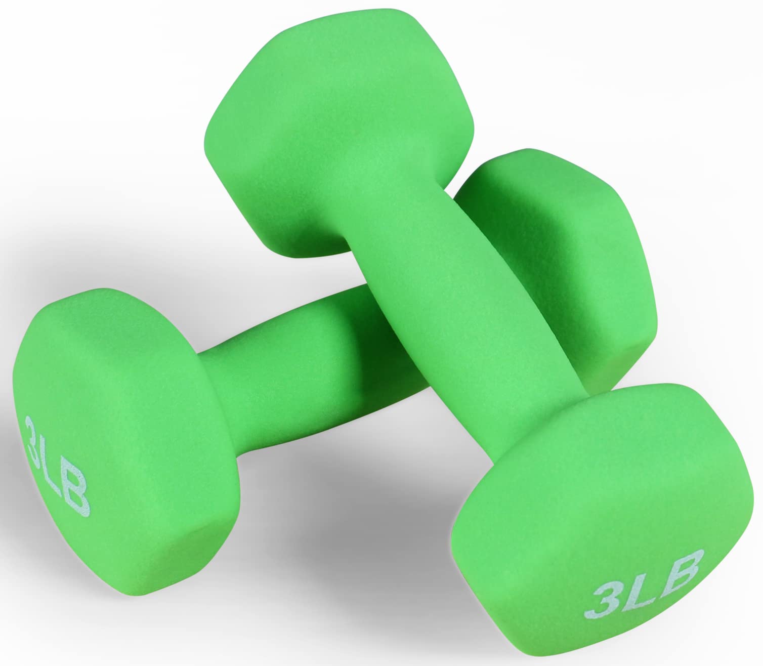 Balancefrom Colored Vinyl Coated Cast Iron Dumbbells, Pair