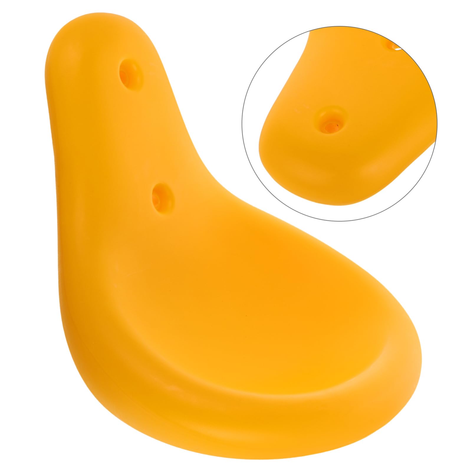 Hemoton Outdoor Playground Equipment Plastic Seesaw Seat Replacement For Kids Parks Community Areas, Yellow, 13.77 X 10.62 X 7.0
