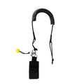 HEYTUR Coiled SUP Leash 10 Surfboard Leash Sup Leg Rope Strap Stand Up Paddleboard Leash (6mm-quickleash)
