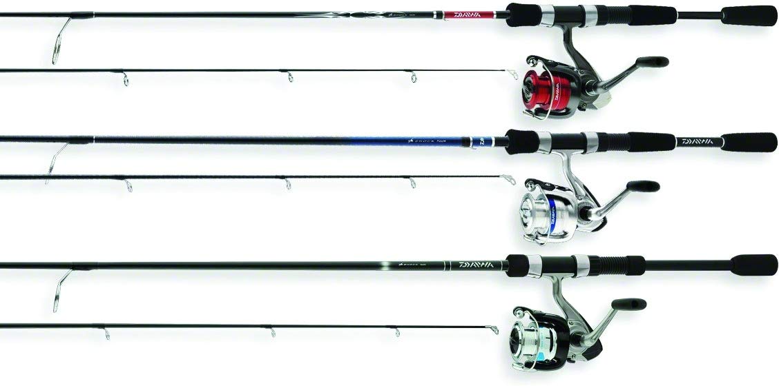 Daiwa Dsk15-2B/F562L D-Shock Freshwater Spinning Combo, 2 Bearings, 5'6'' Length, 2Piece Rod, Light Power, Multicolor