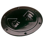 Sea-Dog Line Screw Out Deck Plates, Deck Plate Black Standard 5In Each