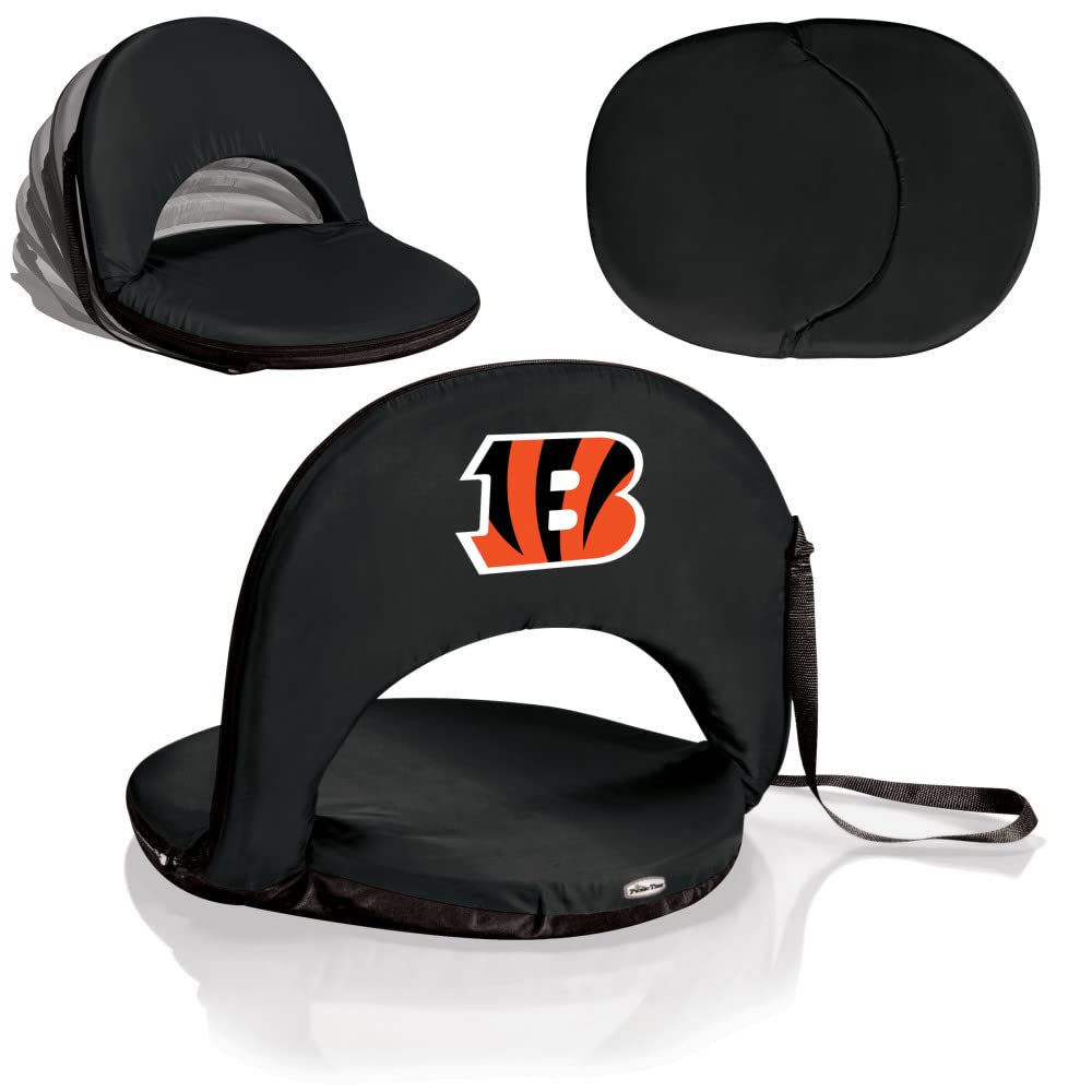 Picnic Time Black Cincinnati Bengals Oniva Stadium Seat