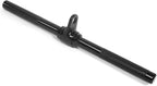 Yes4All Lat Cable Attachment, Tricep Press Down Bar With Diamond Knurl Handle, Support Up To 880 Lbs (Black - Rotating Straight