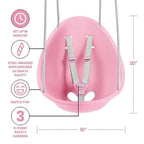 Swurfer Coconut Toddler Swing - Comfy Baby Swing Outdoor, 3-Point Adjustable Safety Harness, Secure, Safe Quick Click Locking Sy