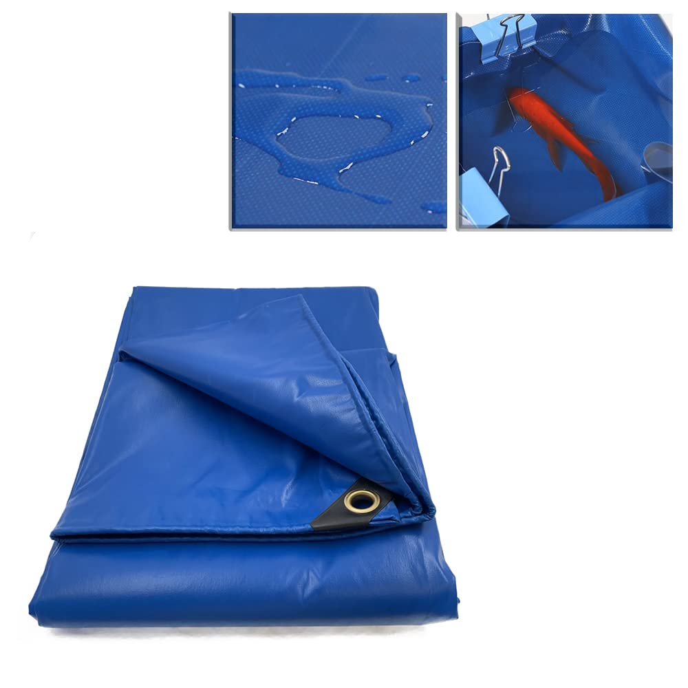 Httmt- (4.4X6 Feet) 14 Mil Heavy Duty Pvc-Coated Tarp Cover For Camping, Awning, Shades, Curtains Tent, Boat, Truck, Rv Or Pool