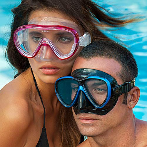 Tusa M-1002 Freedom Tina Scuba Diving Mask, Fishtail Blue
