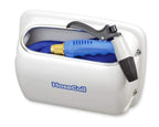 Hosecoil Hose Coil Hce25Sw-Blue Side Mount Expandable Enclosure W/25&39; Blue Hose, Shutoff Valve & Rubber Tip Nozzle
