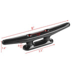 Mizugiwa Nylon Boat Cleats Dock Cleats Black 8 Inch Boat Ties,Kayak Rope Tie Cleat,Rope Cleat,Kayak Cleat For Boat Docks,Kayaks,