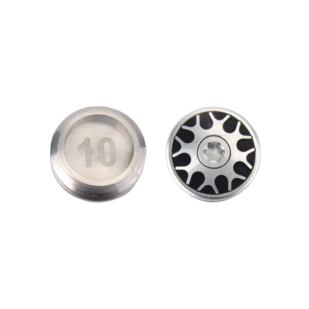 Gooaction Golf Custom Putter Weights Black 2Pcs 10G Compatible With Stroke Lab Series Putter Club Heads