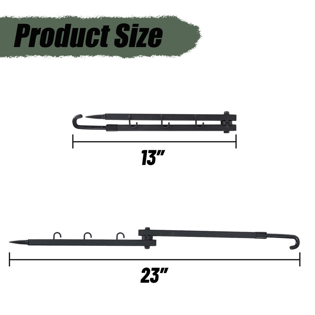 Highwild Tree Stand Folding Bow Hanger Gear Hanger Multi Hanger - Pack Of 3