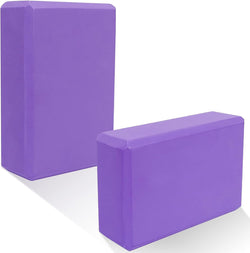 Abji High Density Foam Yoga Block Brick Set Of 2 For Improve Strength, Aid Balance, And Flexibility/Yoga Blocks Set Of 2, Yoga B