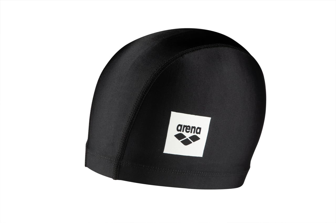 Arena Unix Ii Unisex Lycra Swim Cap For Men And Women, Black