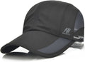 Fasholic Uv Cap Summer Protection Quick Drying Sport Mesh Outdoor Cap For Men & Women (Black)