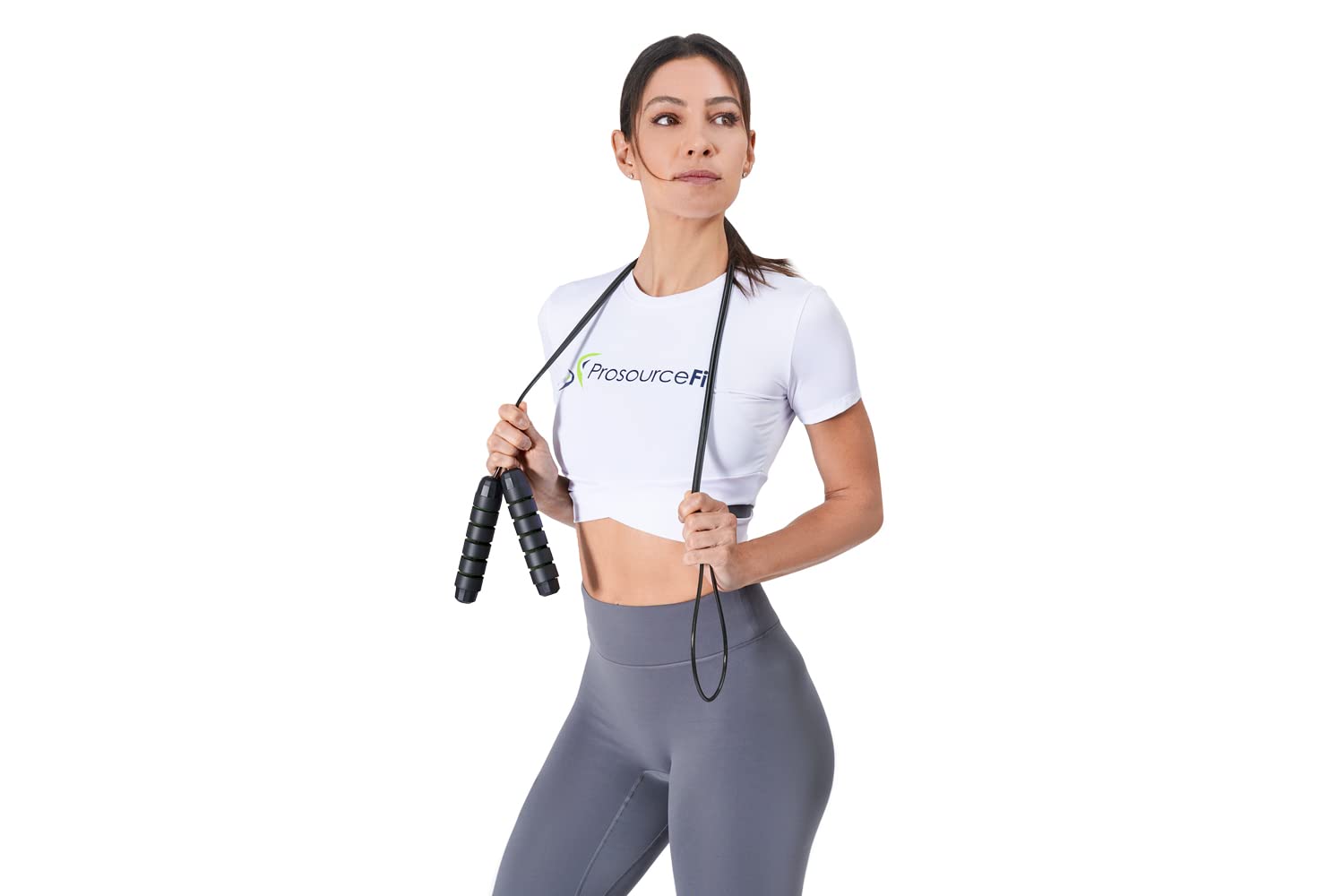 Prosourcefit Speed Jump Rope Up To 8 Foot Adjustable Length For Men And Women, Foam Handles, Ultra Light Rope For Boxing, Jumpin