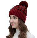 Winter Cap For Women Cute Korean Style Double Layers Knit Woolen (Soft Warm Fur Inside) Lightweight Windproof Woven Beanie (In, 