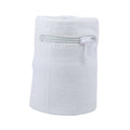 Suddora Zipper Wrist Pouch - Sweatband/Wristband Wallet For Keys, Id, Cards, Cash (White)