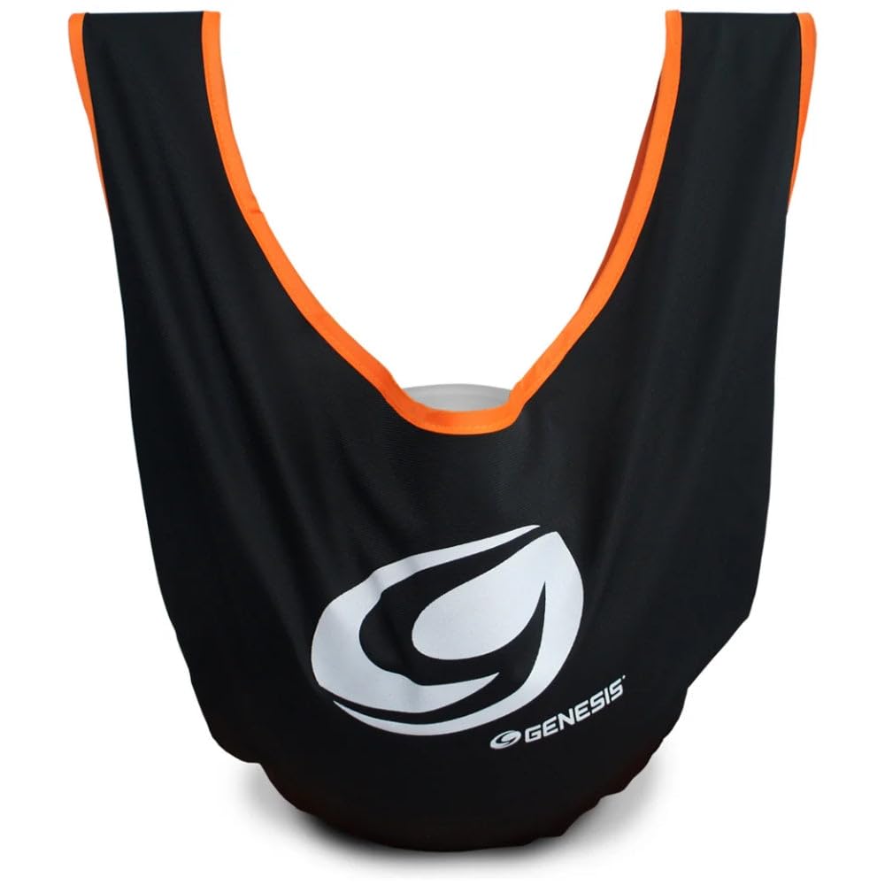 Genesis Bowling Deluxe See Saw Bowling Ball Holder/Cleaner - Black/Orange
