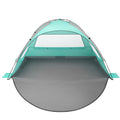 Oileus Beach Tent 2-3 Person Portable Sun Shade Shelter Uv Protection, Extended Floor Ventilating Mesh Roll Up Windows Carrying