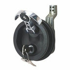 Perko 1091Dp1Blk Surface-Mount Locking Latch For 1/8'' To 3/4'' Thick Smooth/Carpeted Surface, Fits 2-1/2'' Hole - 3/4'' To 2-3/